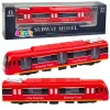 LEAN TOYS Metro Train City Express Opening Doors Lights Sounds Red