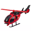 LEAN TOYS Zestaw Strażacki z Wozem Strażackim, Lawetą, Helikopterem, Samochodem, Światłem i Dźwiękiem