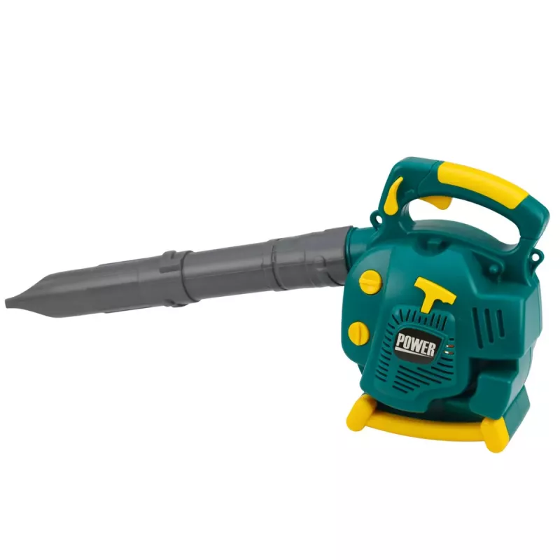 LEAN TOYS Garden Leaf Blower for Kids Blows Sounds Green