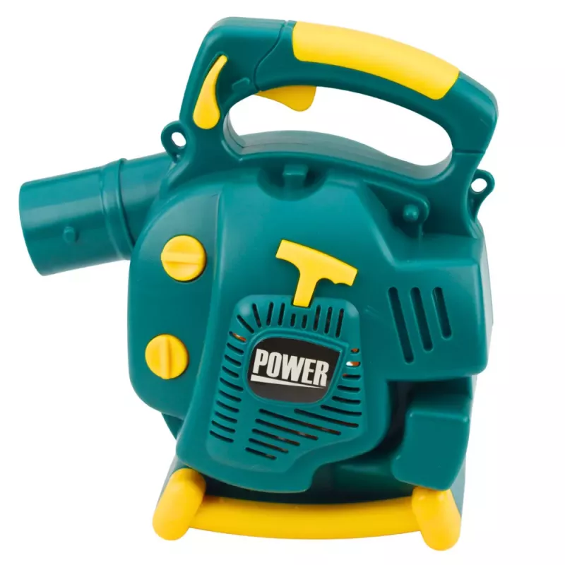 LEAN TOYS Garden Leaf Blower for Kids Blows Sounds Green