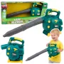 LEAN TOYS Garden Leaf Blower for Kids Blows Sounds Green