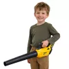 LEAN TOYS Zabawkowa dmuchawa do liści dla dzieci z dźwiękami - Żółty