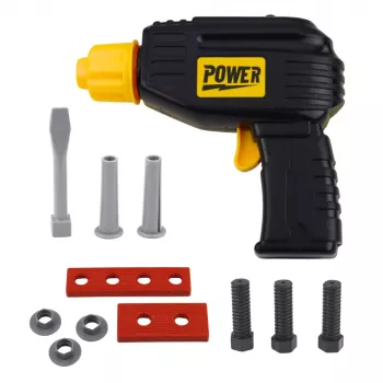 LEAN TOYS Zestaw Narzędzi w Walizce z Akumulatorowym Wkrętakiem, Akcesoria, 23 szt.