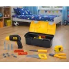 LEAN TOYS Zestaw Narzędzi w Walizce z Akumulatorowym Wkrętakiem, Akcesoria, 23 szt.
