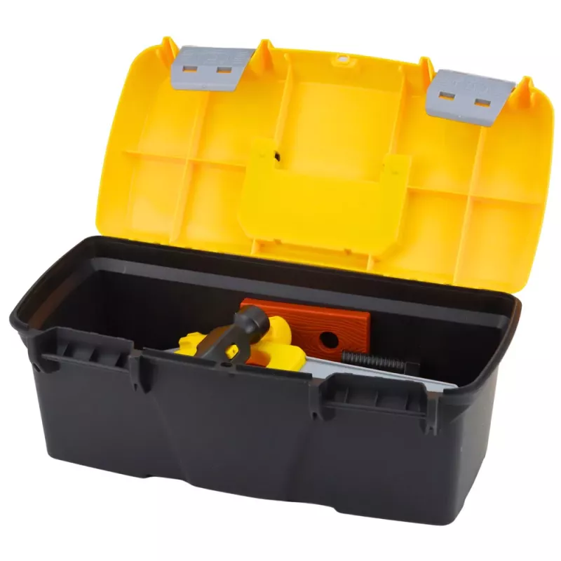 LEAN TOYS Zestaw Narzędzi w Walizce z Akumulatorowym Wkrętakiem, Akcesoria, 23 szt.