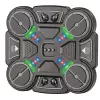 LEAN TOYS Interaktywna Muzyczna Tarcza Bokserska z Diodami LED 3 Poziomy Czarny