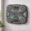 LEAN TOYS Interaktywna Muzyczna Tarcza Bokserska z Diodami LED 3 Poziomy Czarny