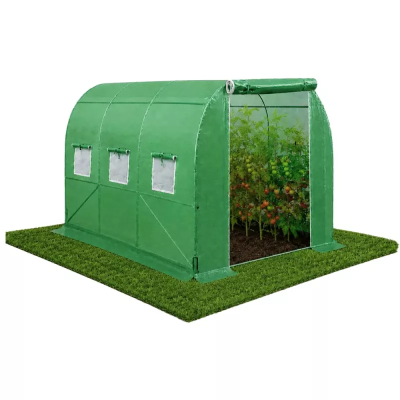 LEAN Szklarnia do Warzyw, Zielone Okna UV, 3,5x2x2M, 7M²