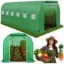 LEAN Foil Tunnel Garden Vegetable Greenhouse PRO Frame 25MM 6x3x2M 18M²