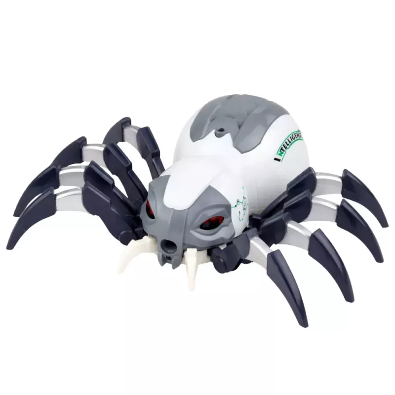 LEAN TOYS RC Zdalnie Sterowany Robot Pająk z Efektem Dymu, Światłami i Dźwiękami
