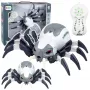LEAN TOYS RC Zdalnie Sterowany Robot Pająk z Efektem Dymu, Światłami i Dźwiękami
