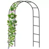 LEAN Metalowa Pergola Ogrodowa dla Roślin, Podpora dla Pnączy, Łuk 240x140 cm