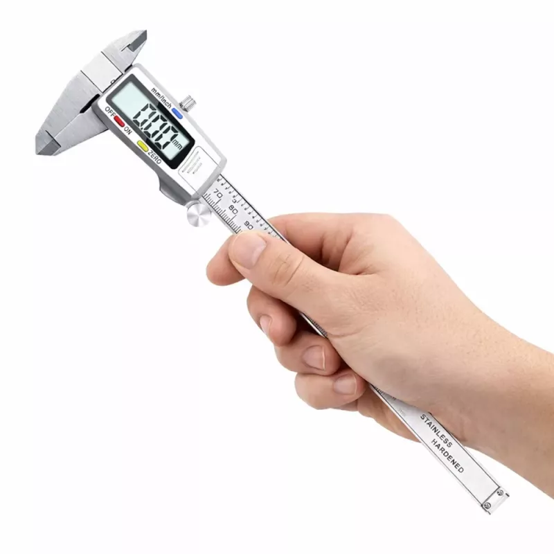 LEAN Elektroniczna Suwmiarka Cyfrowa LCD Precyzyjna Stal Nierdzewna 150 mm
