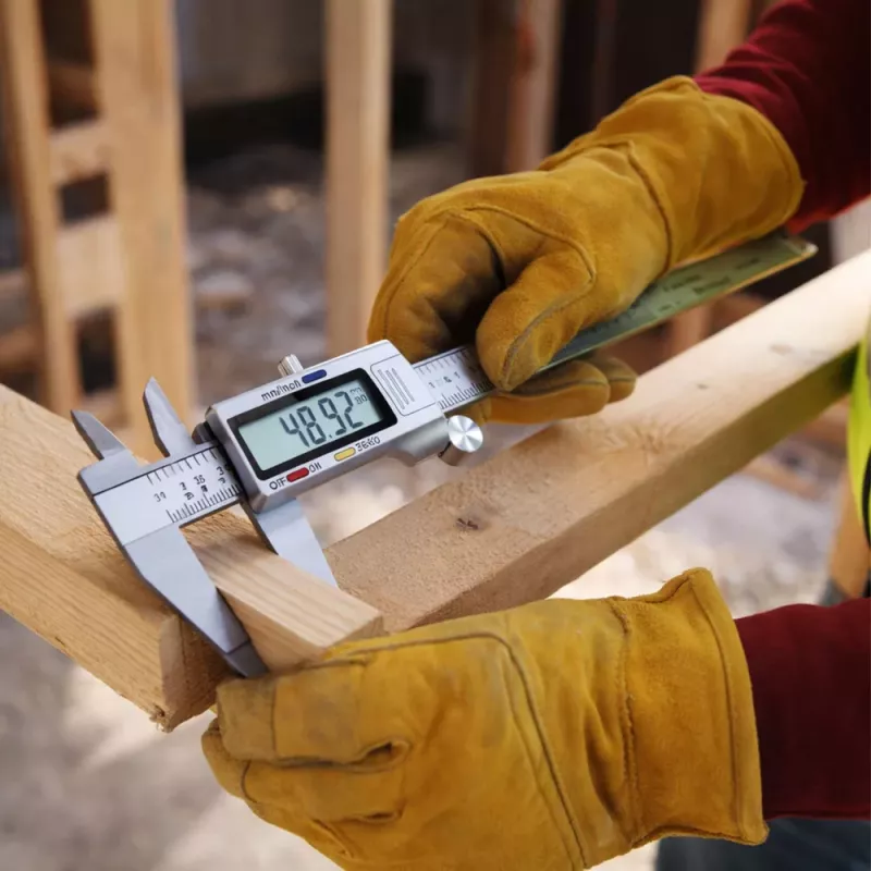 LEAN Elektroniczna Suwmiarka Cyfrowa LCD Precyzyjna Stal Nierdzewna 150 mm