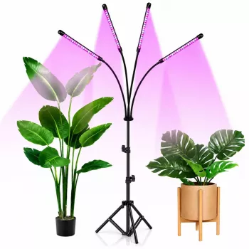 Lampa LED LEAN do uprawy roślin i oświetlania roślin, stojak 4-panelowy, pilot