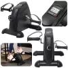 LEAN Mini Rower Treningowy Rotor Rehabilitacyjny 2 w 1 Wyświetlacz LCD Czarny