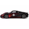 Porsche 918 Spyder Performance Remote Controlled RC Car Black Rastar 1:14