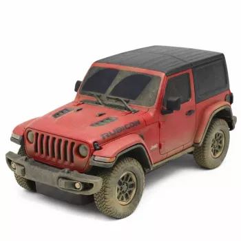 JEEP Wrangler Rubicon-Muddy Zdalnie Sterowany Samochód RC Czerwony Rastar 1:24