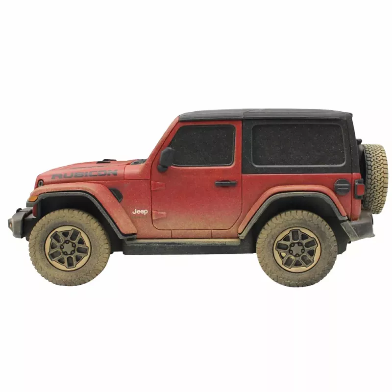JEEP Wrangler Rubicon-Muddy Zdalnie Sterowany Samochód RC Czerwony Rastar 1:24
