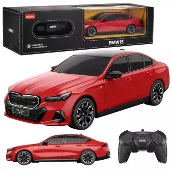 BMW i5 Samochód Zdalnie Sterowany RC Czerwony Rastar 1:24