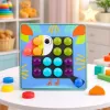 LEAN TOYS Kreatywna Mozaika Geometryczna Układanka Edukacyjna Grzybki 53 szt.