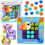LEAN TOYS Kreatywna Mozaika Geometryczna Układanka Edukacyjna Grzybki 53 szt.