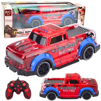 LEAN TOYS Samochód Zdalnie Sterowany RC Off-Road Spider Czerwone Światła