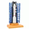 LEAN TOYS Zestaw Kosmiczny Kosmonauci Wieża Startowa Rakieta Prom Klocki 300 Elementów