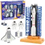 LEAN TOYS Zestaw Kosmiczny Kosmonauci Wieża Startowa Rakieta Prom Klocki 300 Elementów