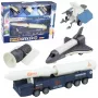 LEAN TOYS Zestaw Kosmiczny Rakieta Prom Satelita Pojazd Transportowy