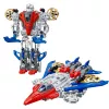LEAN TOYS Robot Fighter Combat 2 w 1 Światła Dźwięki Czerwono-Niebieski 29 szt.