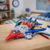 LEAN TOYS Robot Fighter Combat 2 w 1 Światła Dźwięki Czerwono-Niebieski 29 szt.