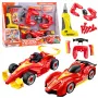 LEAN TOYS Zestaw do tuningu samochodu Car Racer ze śrubokrętem i światłami