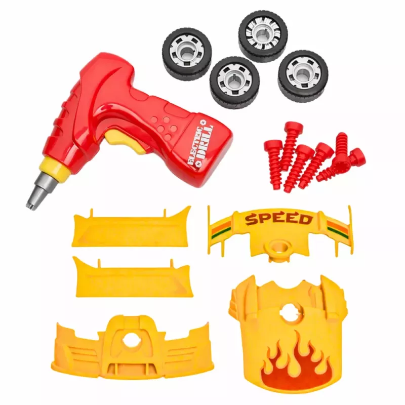 LEAN TOYS Zestaw do tuningu samochodu Śrubokręt Światła