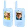 LEAN TOYS Walkie Talkies Dla Dzieci z Kamerą i Nagrywaniem Wideo Niebieski
