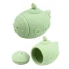 LEAN TOYS Educational Bath Toys Sensory Rubber Figures Pastel 4 szt.