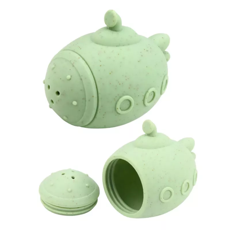 LEAN TOYS Educational Bath Toys Sensory Rubber Figures Pastel 4 szt.