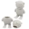 LEAN TOYS Educational Bath Toys Sensory Rubber Figures Pastel 4 szt.