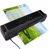 LEAN 3-w-1 Laminator z zgrzewarką i gilotyną do dokumentów A3, zdjęć, czarny