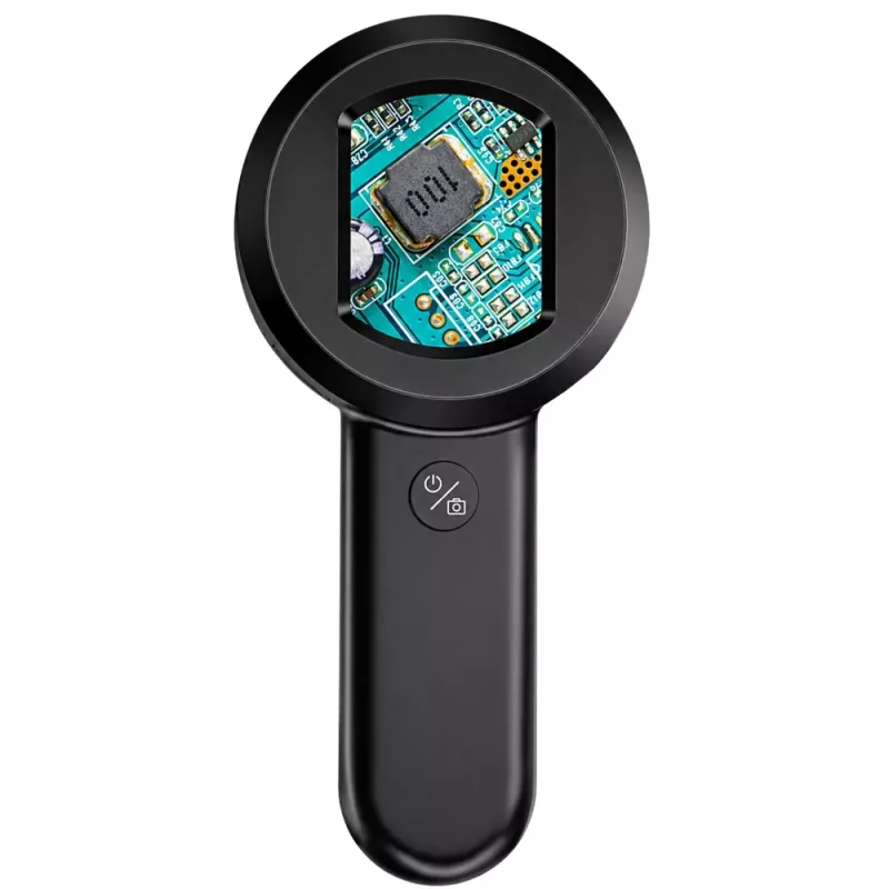 LEAN TOYS Przenośny Cyfrowy Mikroskop Ręczny HD 100x Kamera Ekran IPS 8 LED