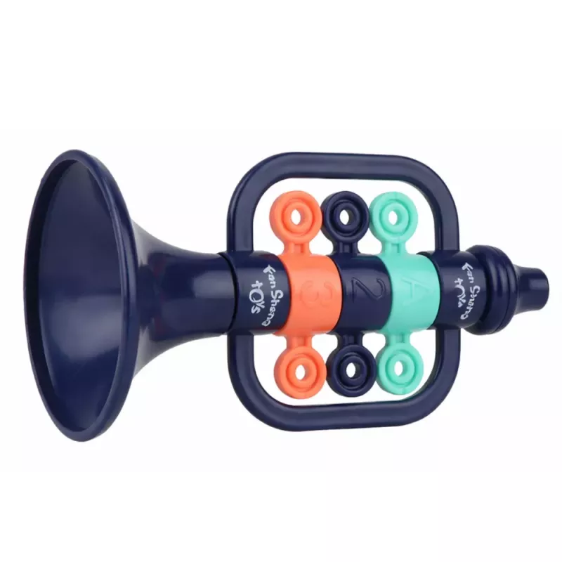 Zestaw instrumentów muzycznych LEAN TOYS dla dzieci: Bęben, Trąbka, Grzechotki, Pałeczki