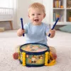 Zestaw instrumentów muzycznych LEAN TOYS dla dzieci: Bęben, Trąbka, Grzechotki, Pałeczki