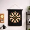 LEAN TOYS Magnetic Dartboard Double Sided Dart Tube Arcade Game Set