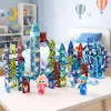 LEAN TOYS Zestaw Klocków Magnetycznych z Torem Kulkowym i Kołem Młyńskim 118 el.