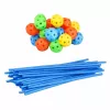 LEAN TOYS Kreatywny zestaw rur konstrukcyjnych do budowania przestrzennego 340 szt.