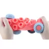 LEAN TOYS Miękkie sensoryczne klocki silikonowe Kolorowe 80 szt.