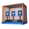 LEAN TOYS Elektroniczna tarcza strzelecka z cyfrowym licznikiem LCD i ruchomymi celami