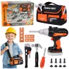 LEAN TOYS Zestaw narzędzi DIY w torbie Wiertarka i Wkrętarka 25 szt.