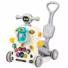 LEAN TOYS Interaktywny Edukacyjny Rower, Pchacz, Stolik, Hulajnoga 5 w 1 Szary