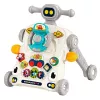 LEAN TOYS Interaktywny Edukacyjny Rower, Pchacz, Stolik, Hulajnoga 5 w 1 Szary
